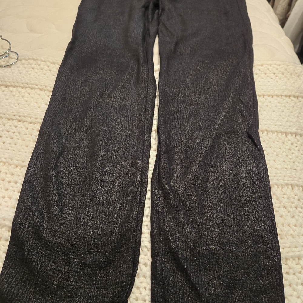 INC International Concepts Black Shimmery Knit Pants